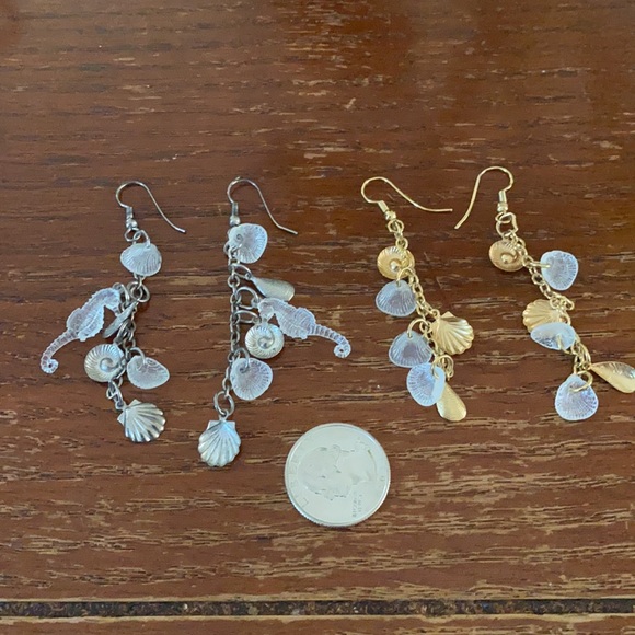 2 pairs of beach earrings - Picture 2 of 2